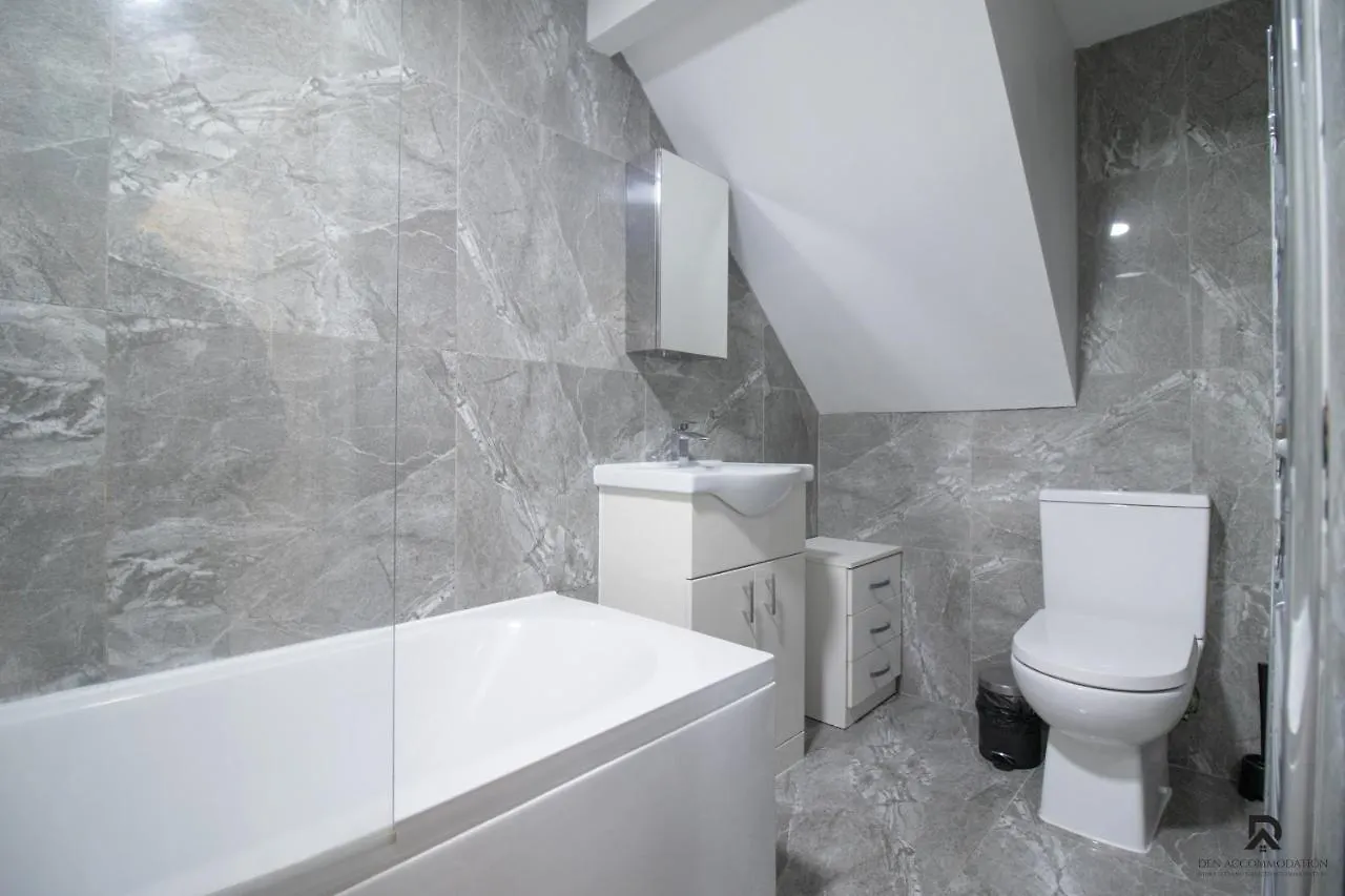 Newly Launched Two Bedroom Apartment By Den Accommodation Short Lets & Serviced Accommodation With Garden London United Kingdom