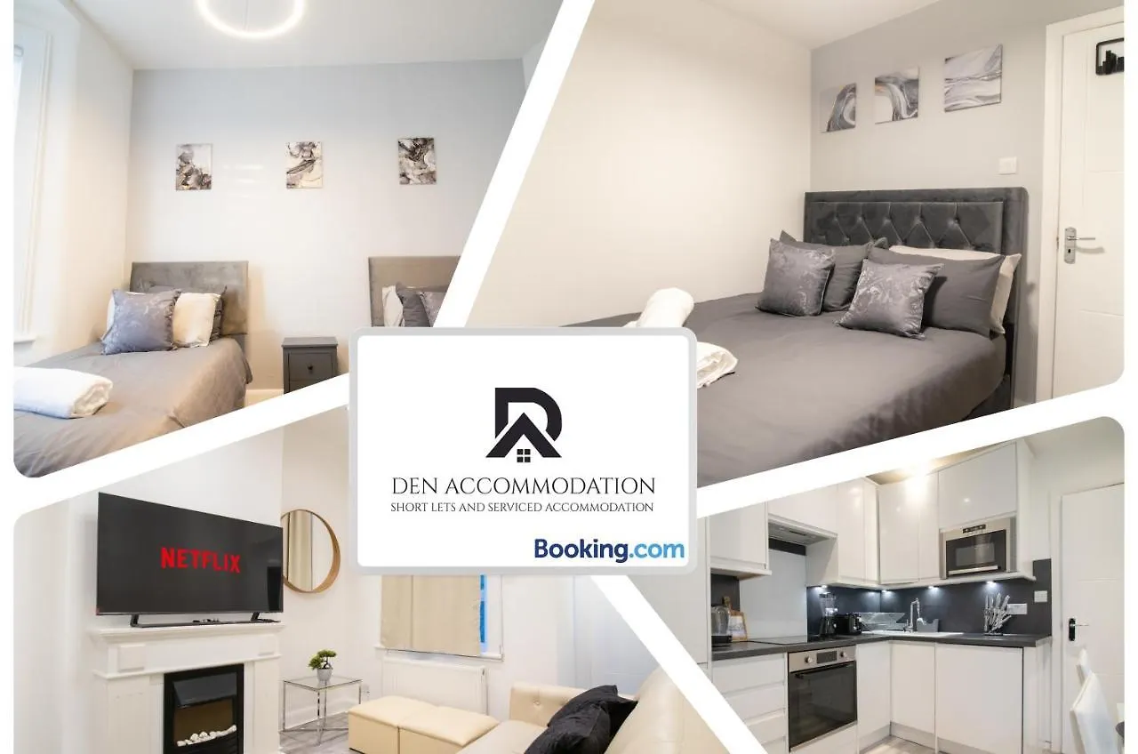 Newly Launched Two Bedroom Apartment By Den Accommodation Short Lets & Serviced Accommodation With Garden London